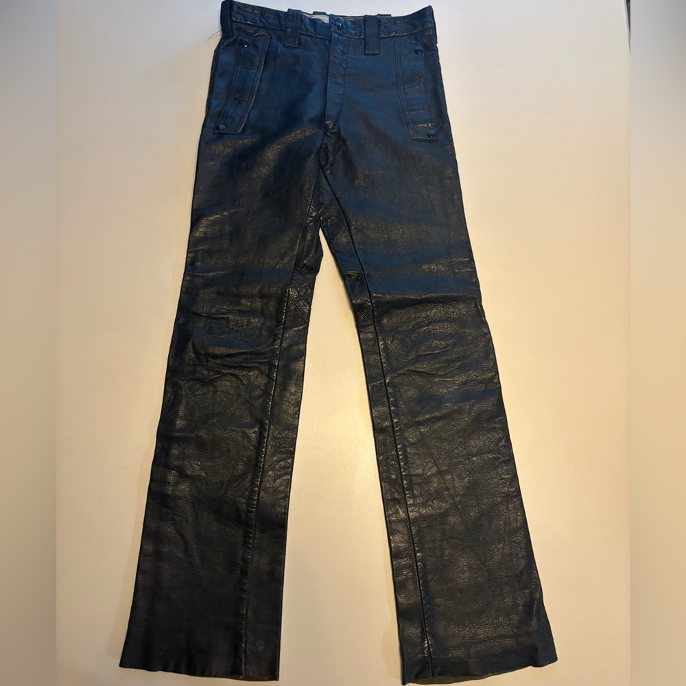 Vintage Top gear leather motorcycles pants
